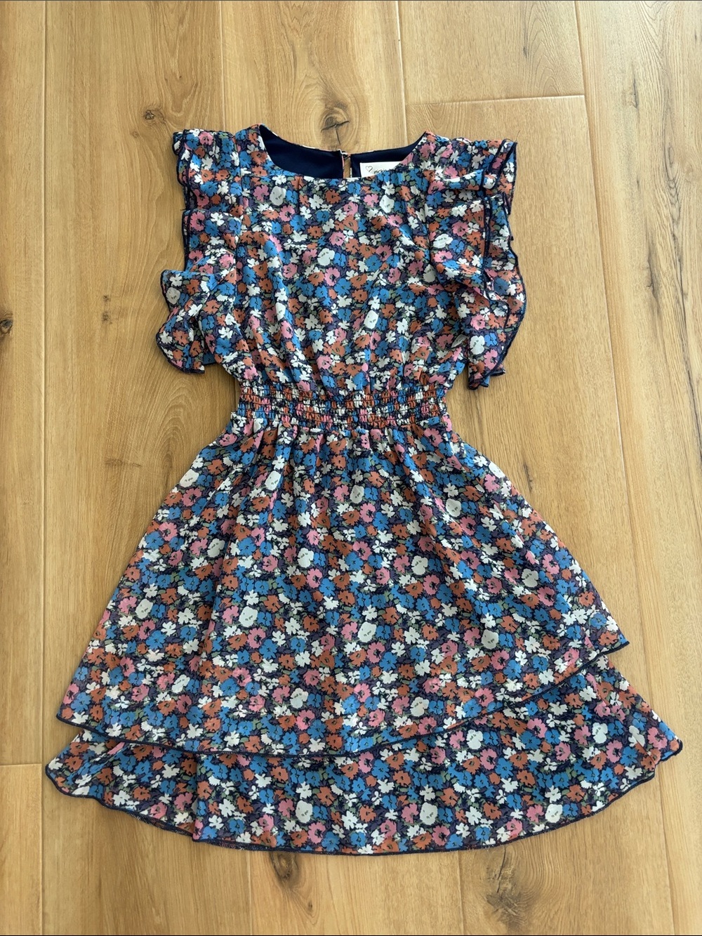 Nickie Lew Floral Ruffle Dress